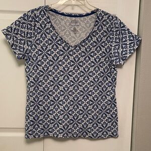 Croft & Barrow The Classic Tee Shirt Medium Cotton Great Condition